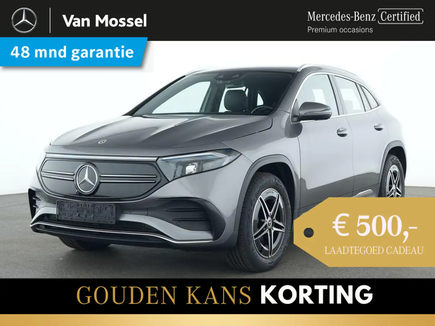 Mercedes-Benz EQA 250 AMG Line 67 kWh / Achteruitrijcamera / Dodehoek-As Gris - 1