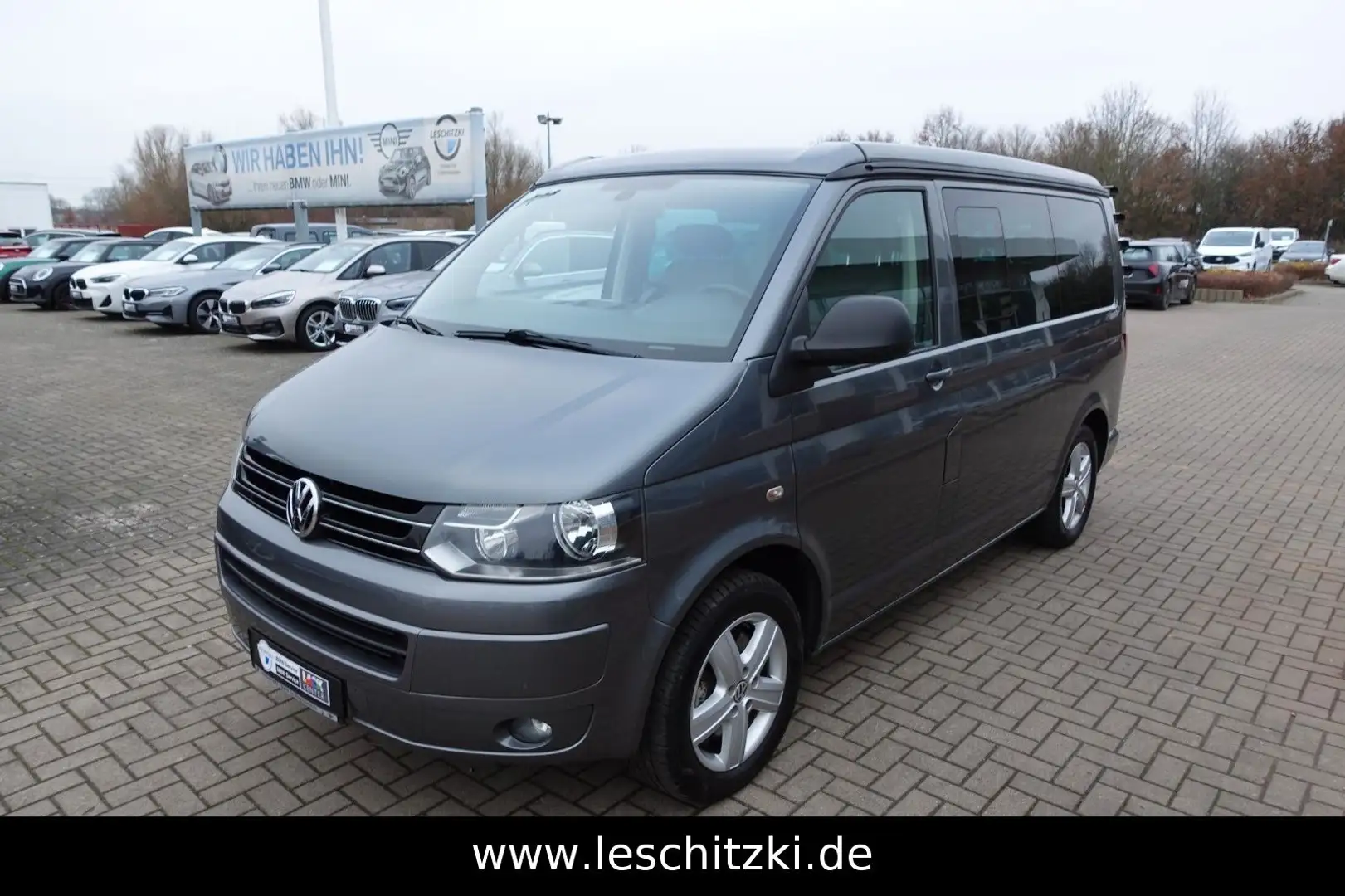 Volkswagen T5 Transporter Bus California Beach Aufstelldach Grau - 1