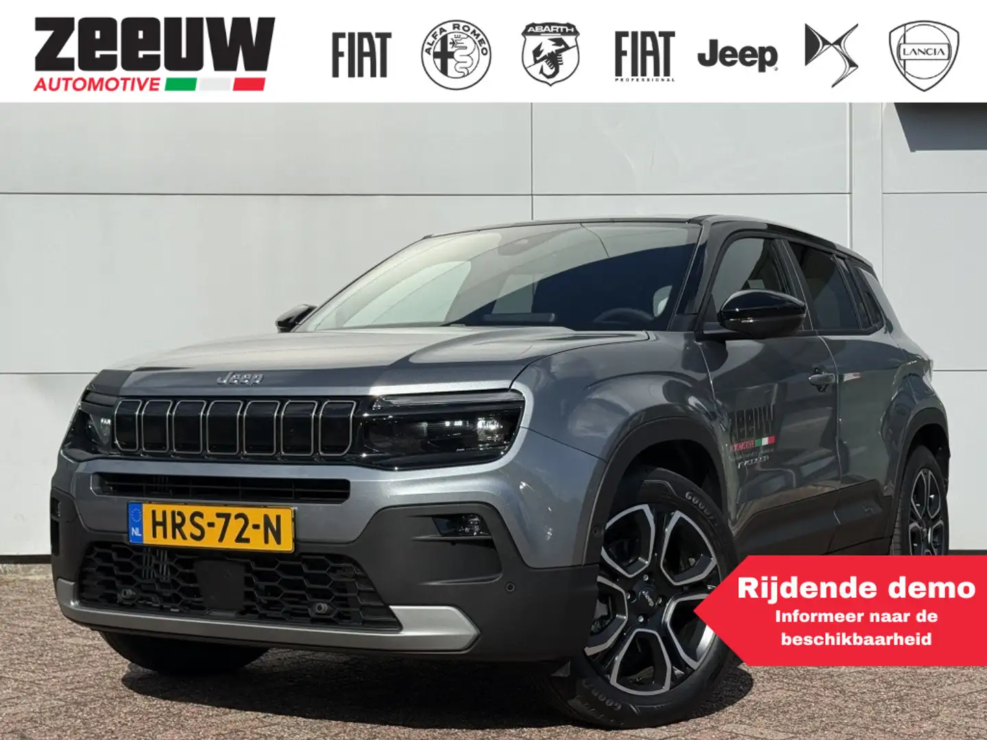 Jeep Avenger 1.2 e-Hybrid Summit | Navi | JBL | Camera | Winter Grijs - 1