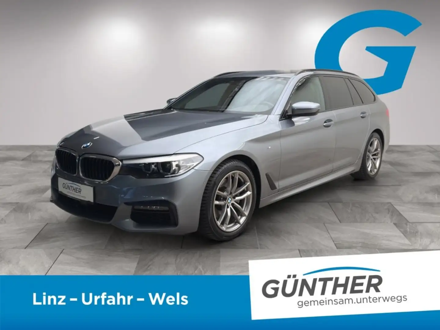 BMW 520 d Touring M Sport Aut. Grau - 1