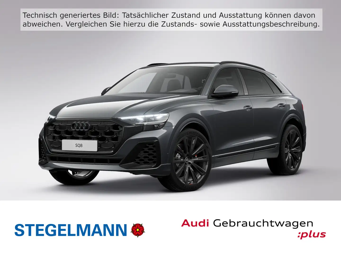 Audi SQ8 Schwarzpaket+*23Z*Standhzg.*Rautensteppung Grau - 1
