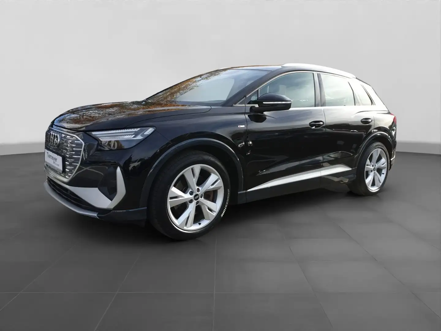 Audi Q4 e-tron 40 S-LINE LEDER MATRIX-LED AHK Schwarz - 2