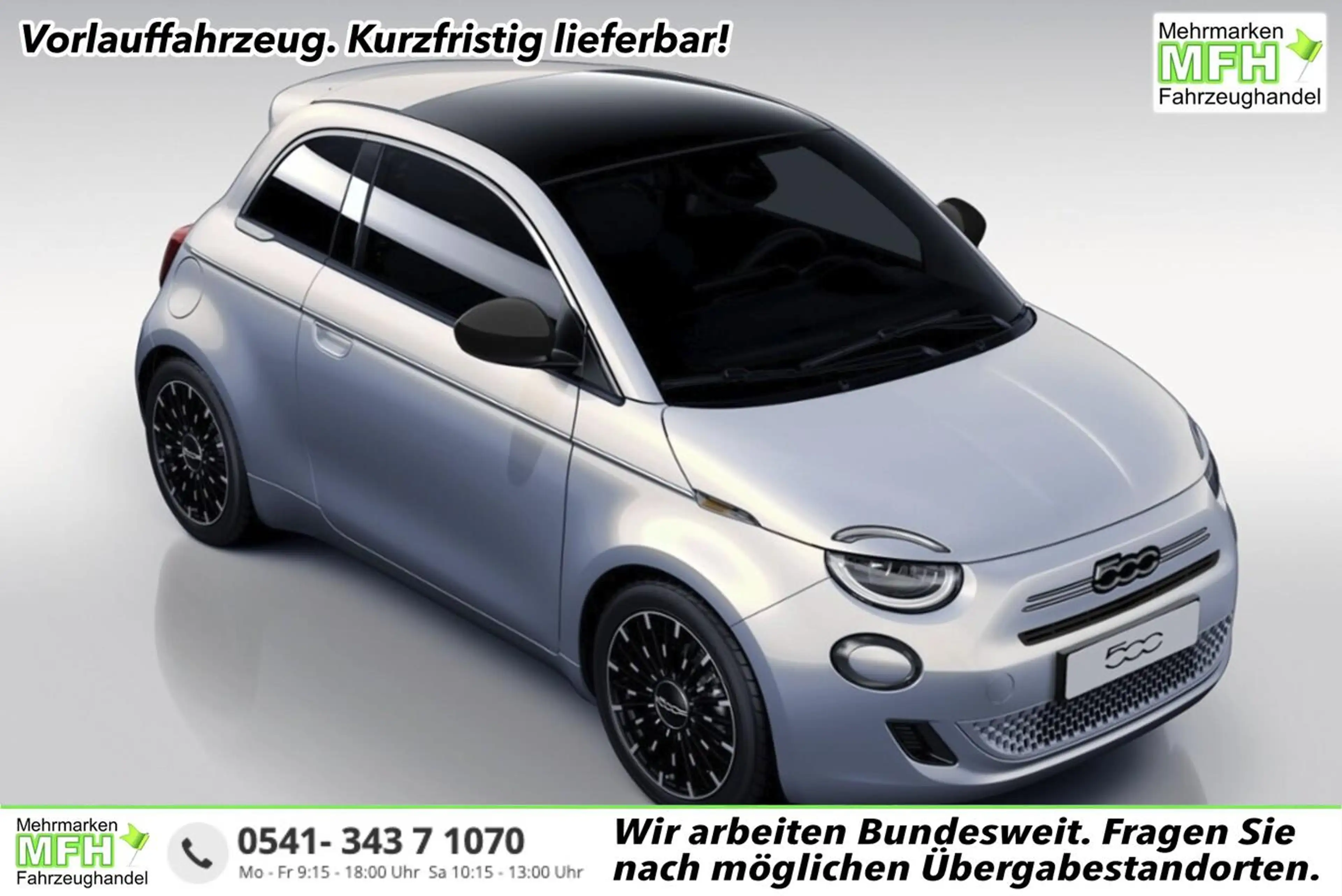 Fiat 500 La Prima Hybrid Pano SHZ Keyl Nav Kam PDC 17 48...
