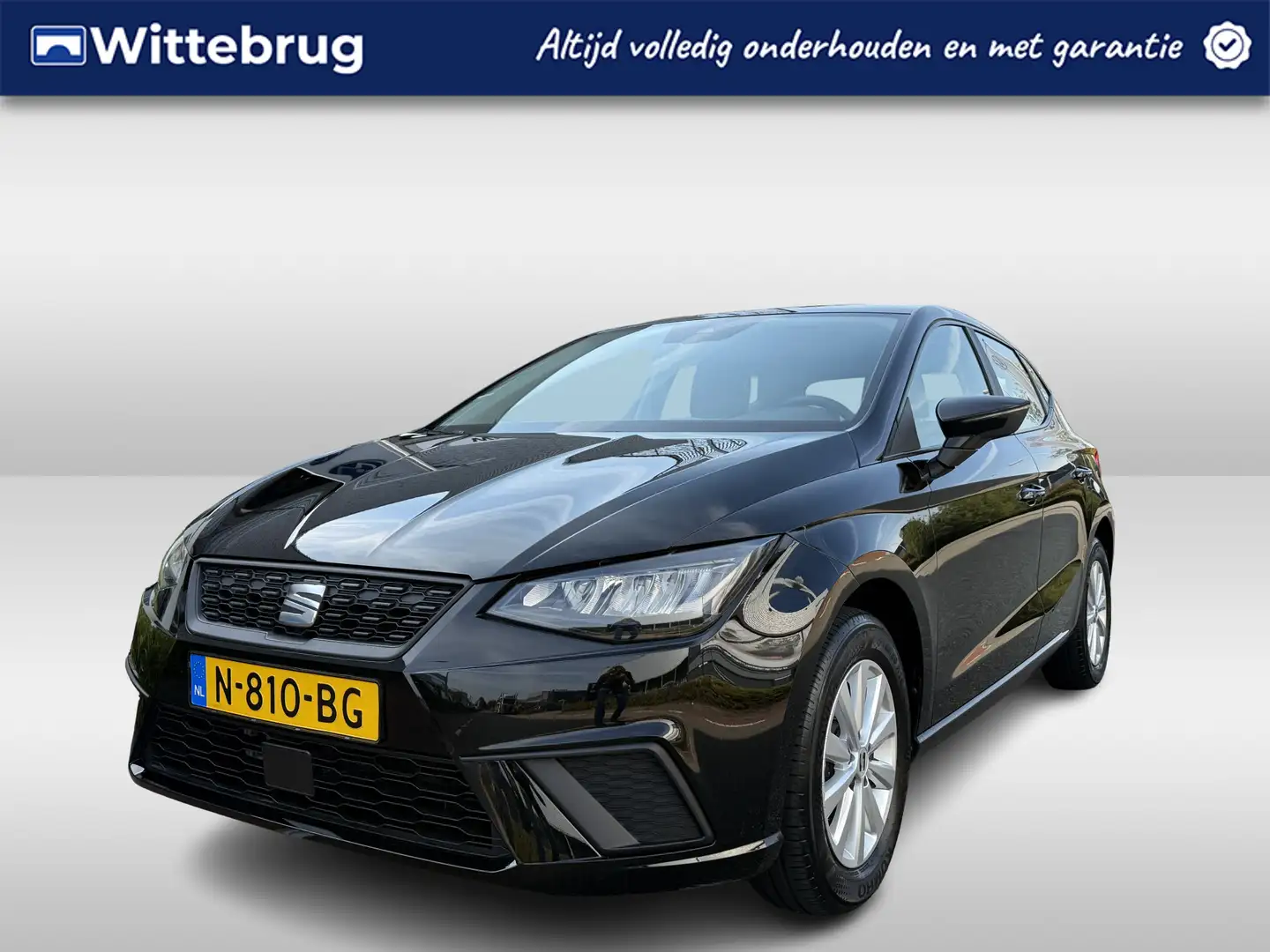 SEAT Ibiza 1.0 EcoTSI Style / App/ Clima Zwart - 1