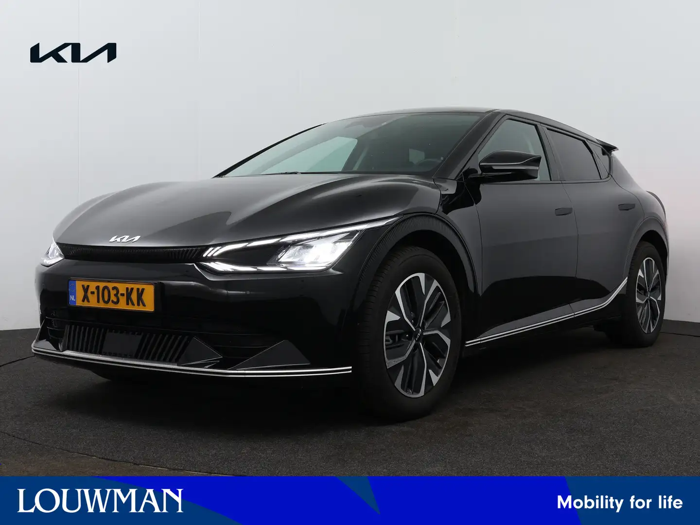 Kia EV6 Plus 77.4 kWh | Leder | Meridian audio | Zwart - 1