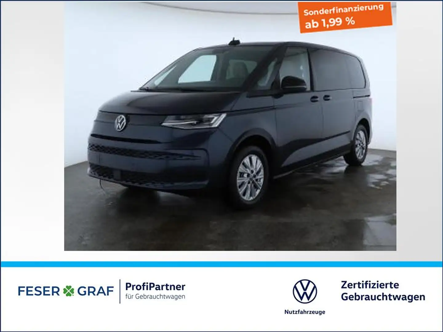 Volkswagen T7 Multivan 1.5TSI DSG 5Sitze AHK LED Panoramaglasdach Blau - 1