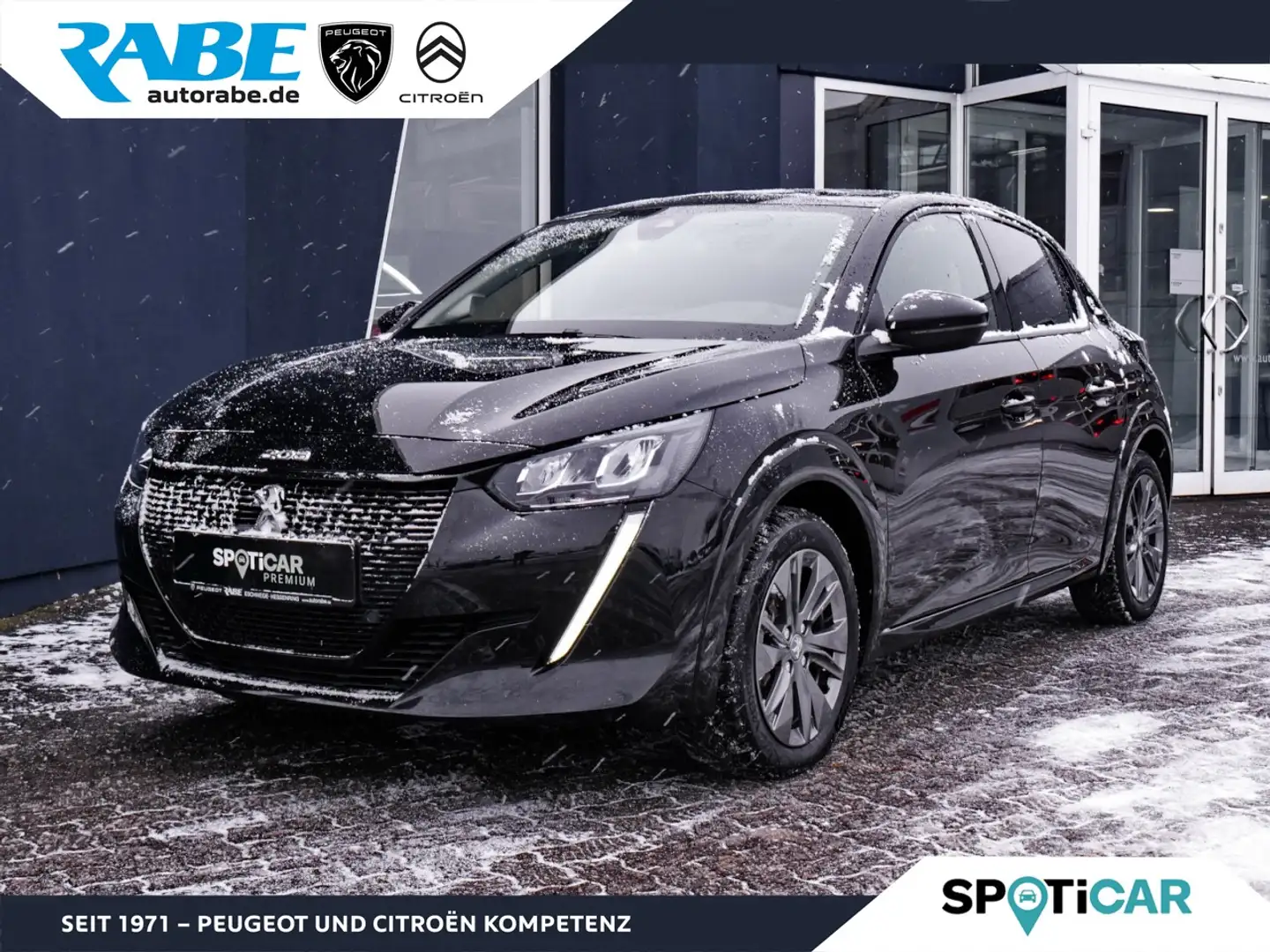 Peugeot 208 -e Allure+ 136 Klima+Sitzhzg+Tempomat+DAB Klima Schwarz - 1
