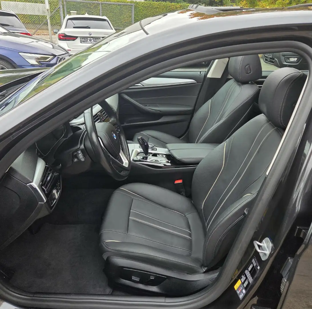 BMW 545 545e xDrive Limo.LED.GSD.HuD.Nav.Leder.Cam.SHZ Schwarz - 2