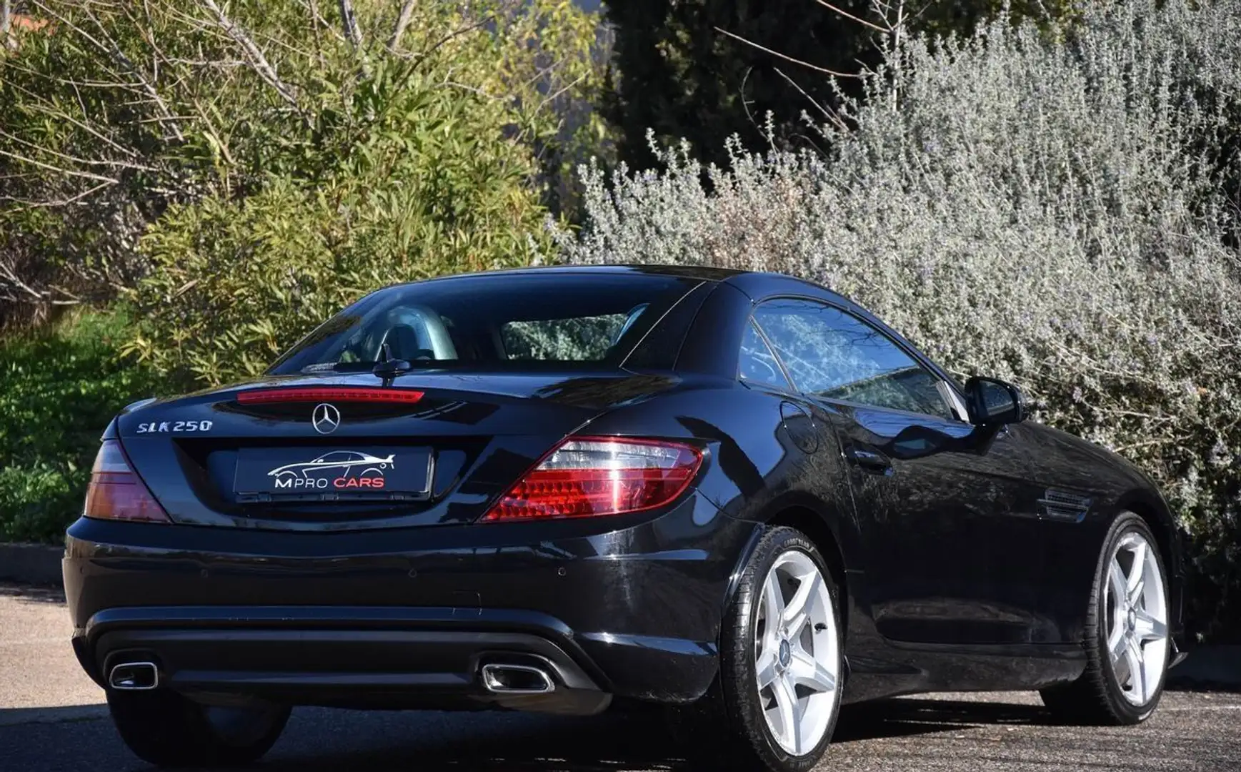 Mercedes-Benz SLK Classe Mercedes 250 204ch Pack AMG Toit MAGIC SKY Schwarz - 2