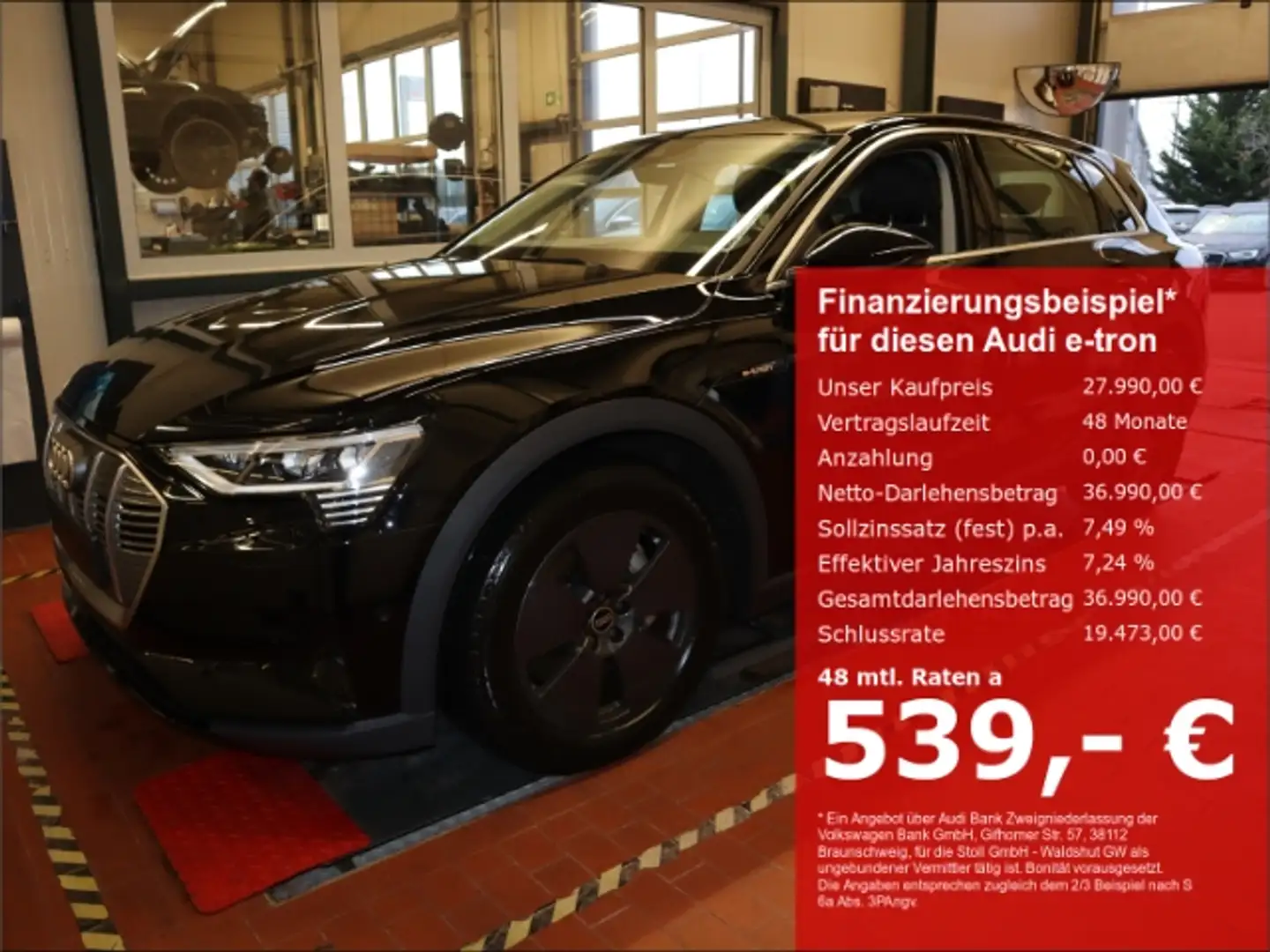 Audi e-tron basis 50 quattro MMI+connect+Navigation&Infotainme Schwarz - 1