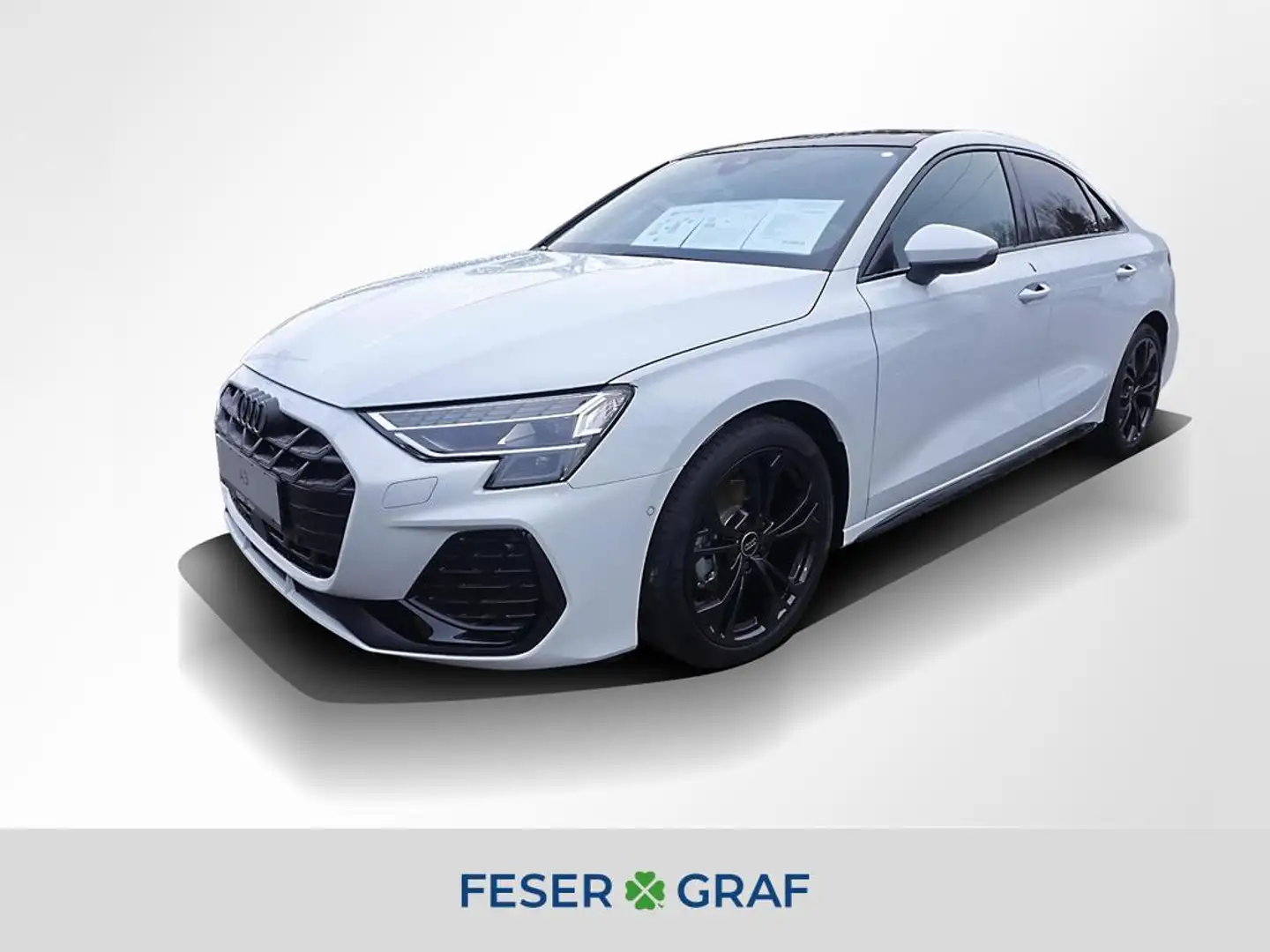 Audi A3 Lim. 35 TDI 2x S line AHK LED Pano Weiß - 1