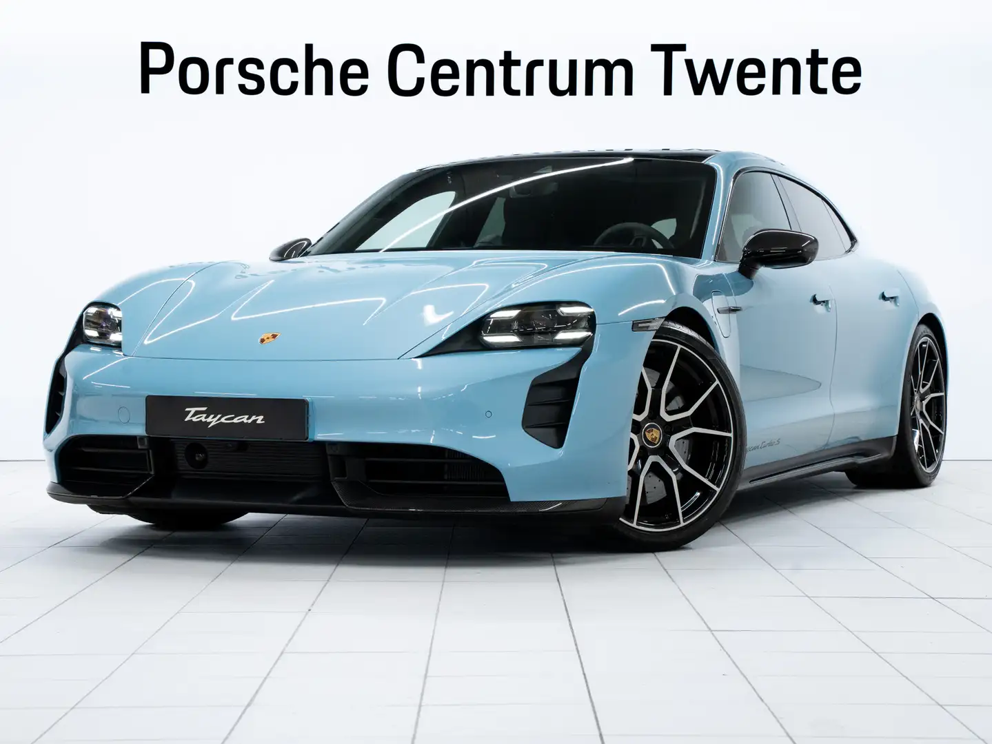 Porsche Taycan Turbo S Sport Turismo Blauw - 1
