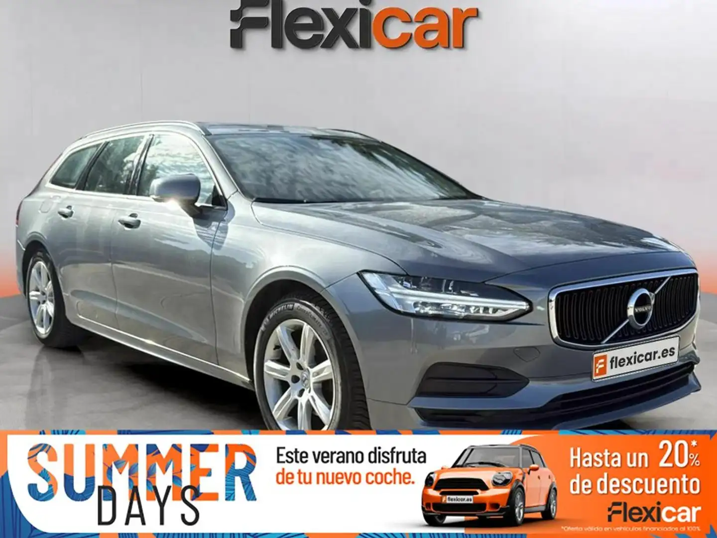 Volvo V90 2.0 D3 Momentum Gris - 1