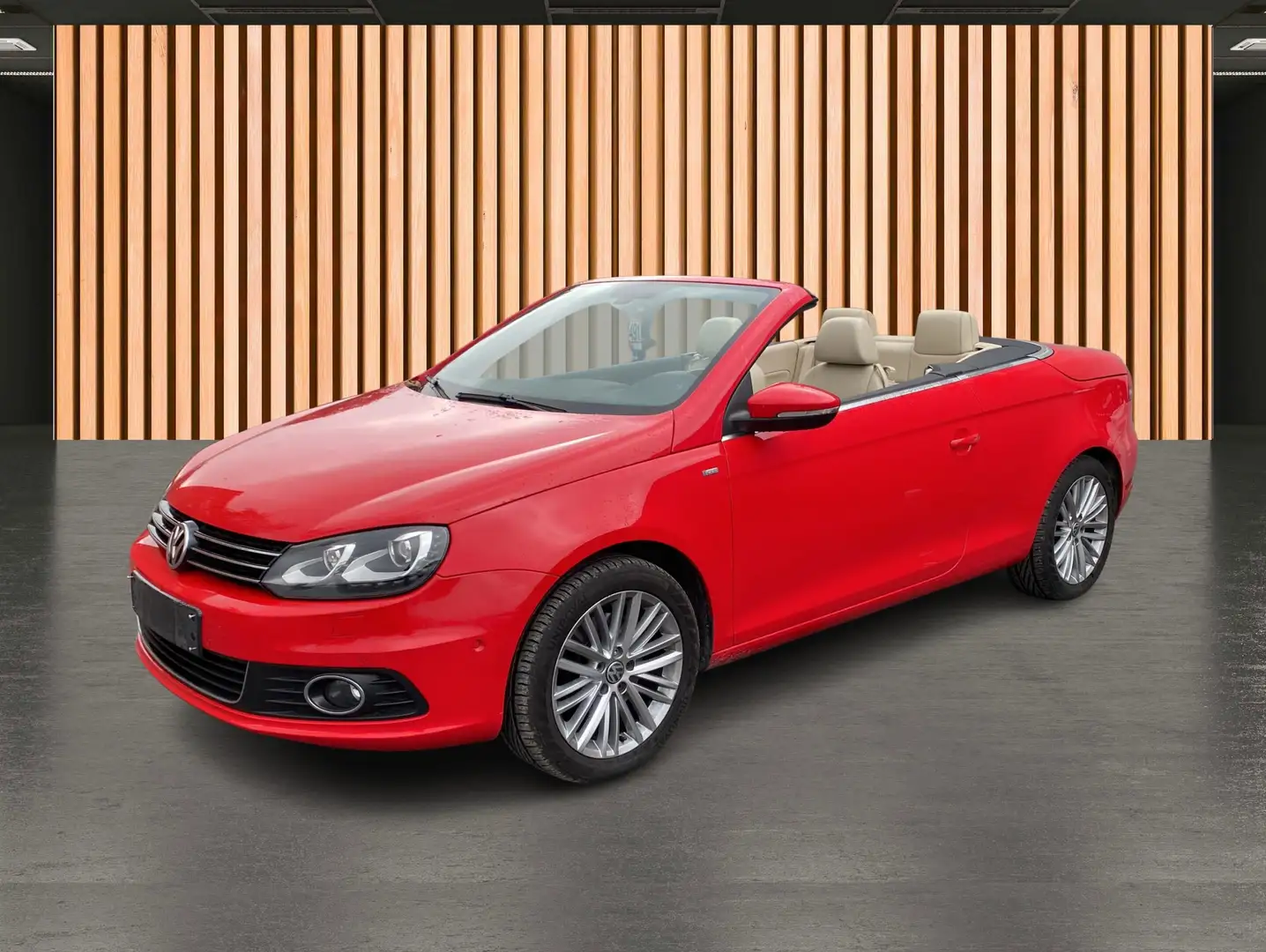 Volkswagen Eos 1.4 TSI Cup*Leder*el.Sitz*Sportsitze Rot - 2
