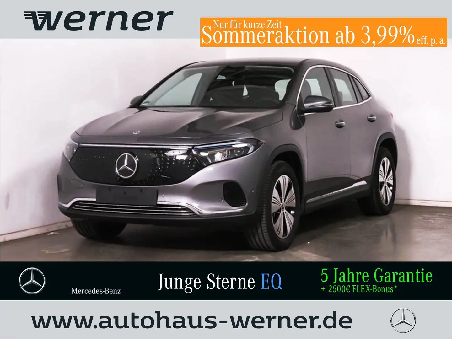 Mercedes-Benz EQA 300 4M PROG-ADV+ FAP AHK 360° VZA SOUND KEYG Grau - 1