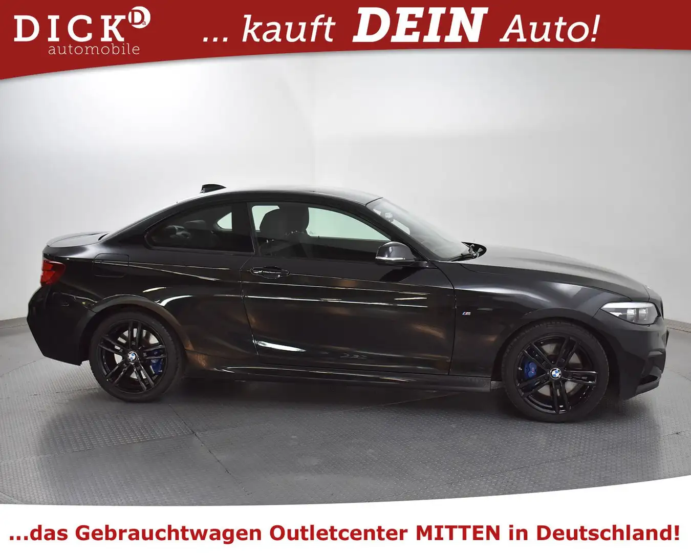 BMW 220 i Coupe Sport Aut. M PAKET+MEMO+H&K+KAMER+18" Black - 2