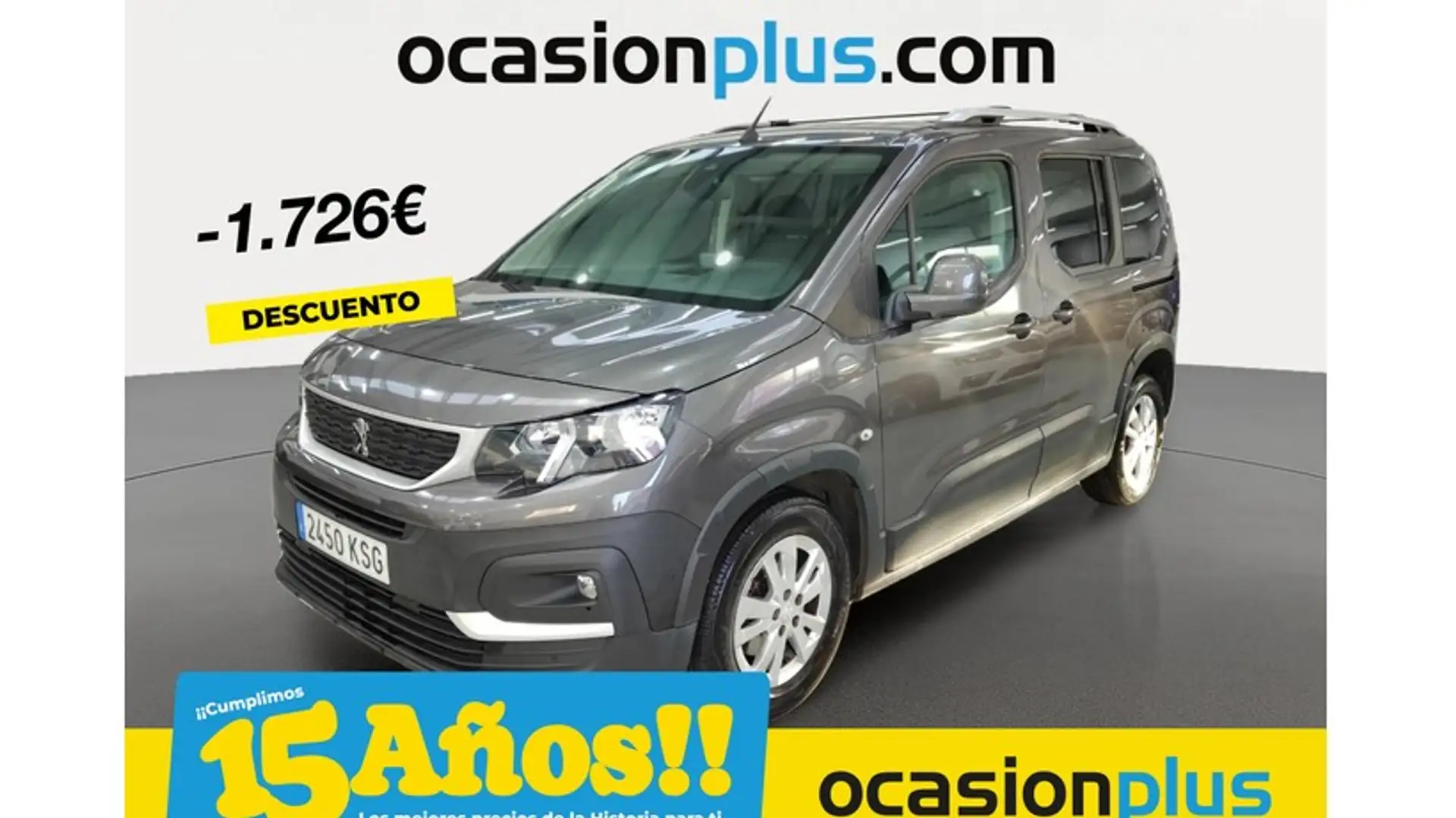 Peugeot Rifter 1.5BlueHDi S&S Standard Active 130 Gris - 1