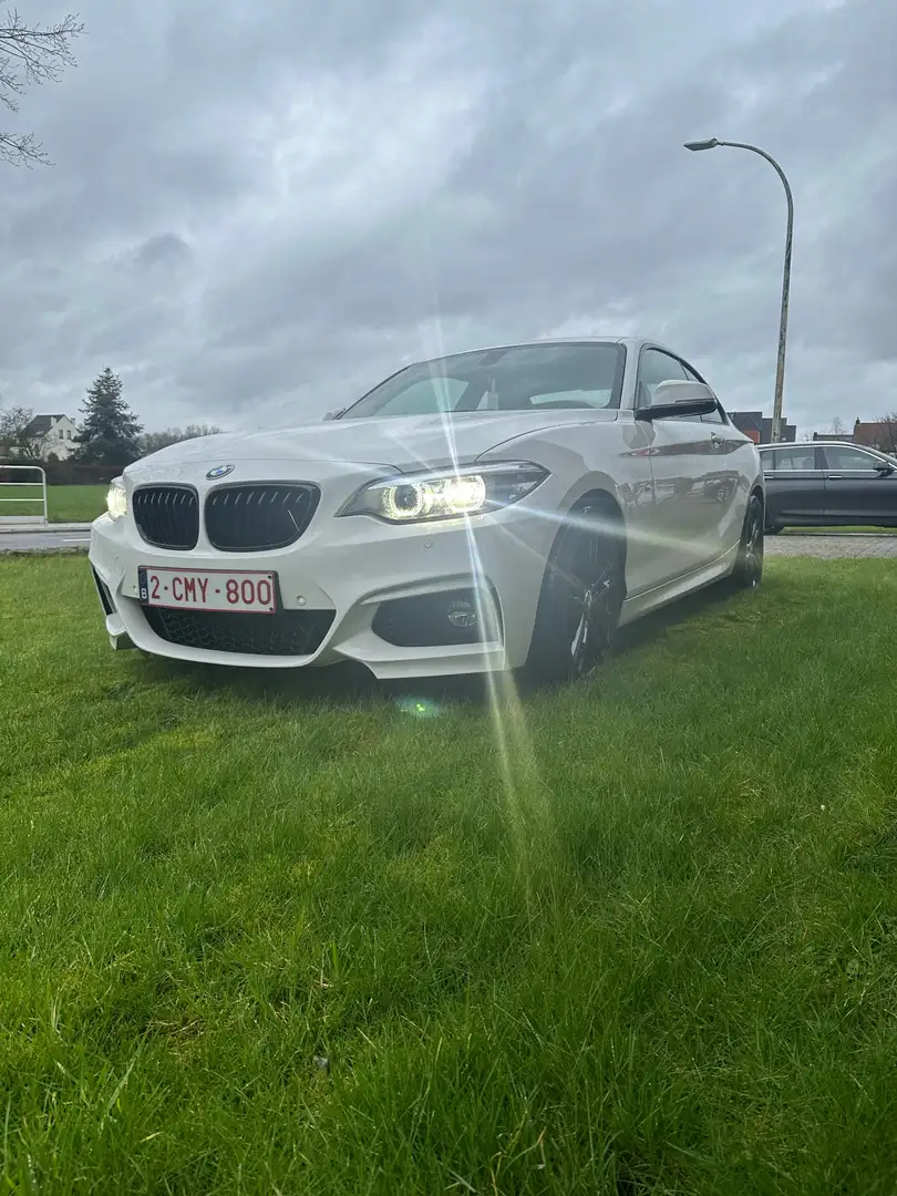 BMW 220 220i Coupe Aut. M Sport Blanc - 1