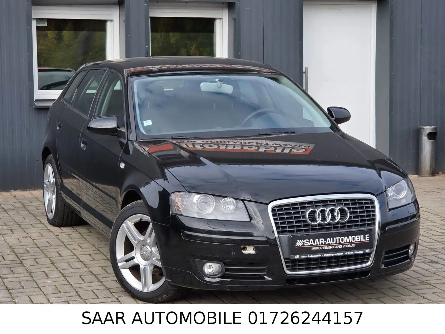 Audi A3 Sportback 1.9 TDI Attraction AUTOMATIK/EURO4 Schwarz - 1