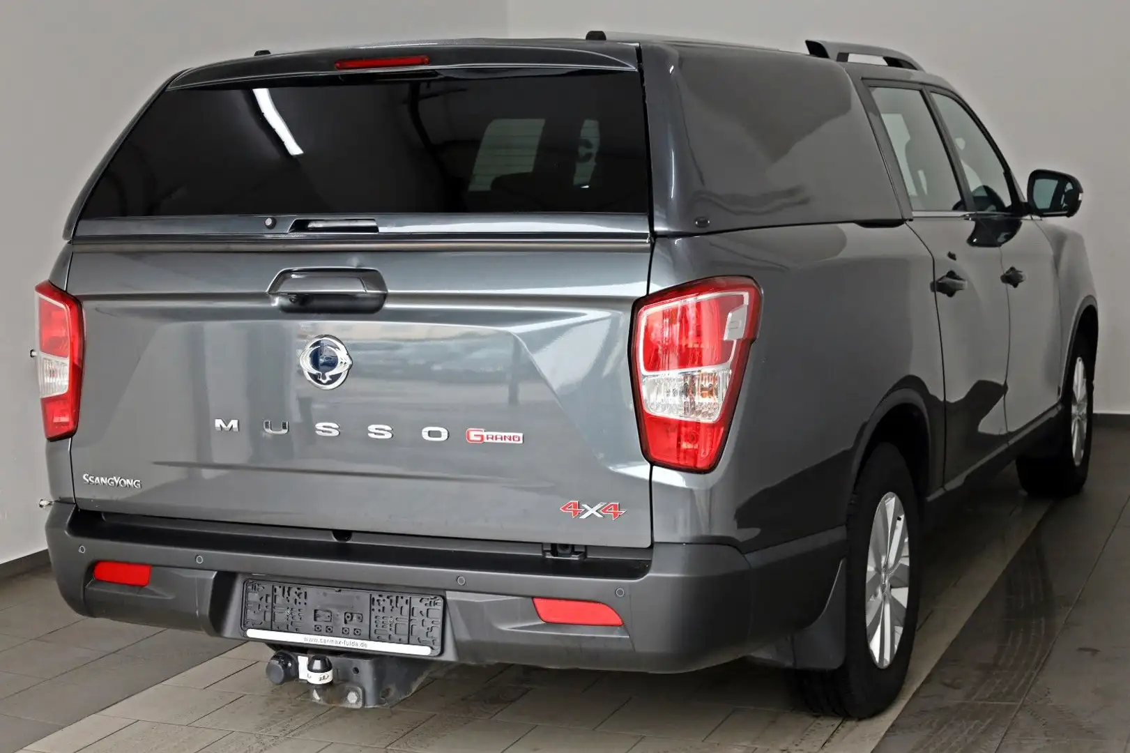 SsangYong Musso Grand Sapphire 4WD,Leder,SD,Hard Top, AHK Grigio - 2