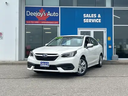 White 2022 Subaru Legacy Convenience AWD Sedan Continuously Variable Transmission