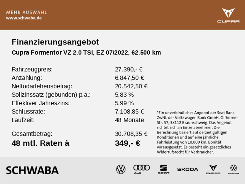 CUPRA Formentor VZ 2.0 TSI DSG *AHK*KAM*LED*NAVI*LANE* — photo 4