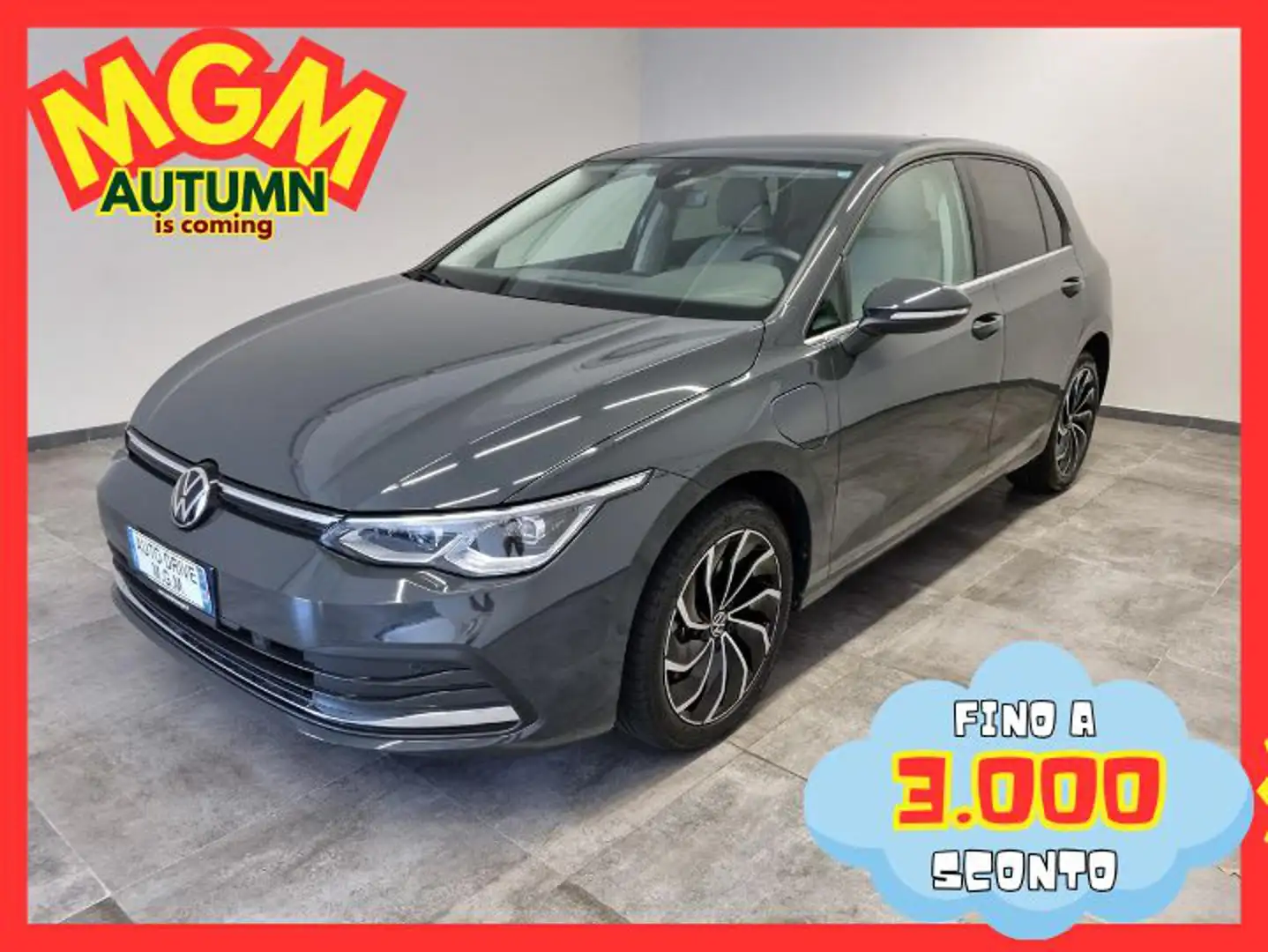 Volkswagen Golf 1.4 TSI eHYBRID 204 CV DSG Style Gris - 1
