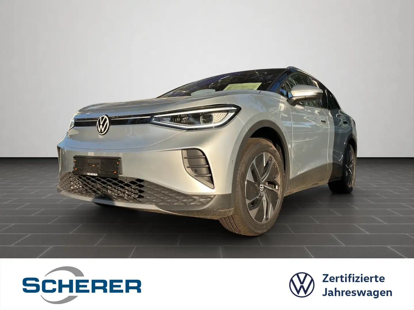 Volkswagen ID.4 Pure 55 kWh 5J Garantie 19" 360° ACC AHK HU Silber - 1
