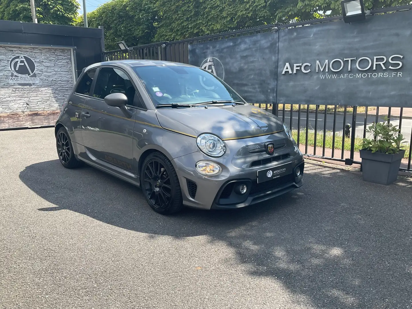 Fiat 500 595 Scorpioneoro Gris - 1