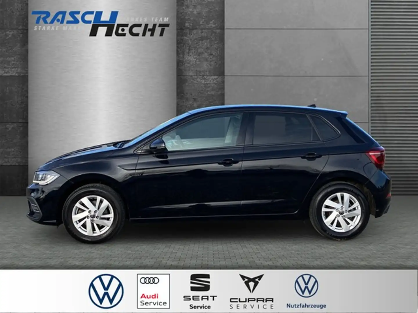 Volkswagen Polo Style 1.0 TSI DSG*LED*NAVI*SHZ* Schwarz - 2