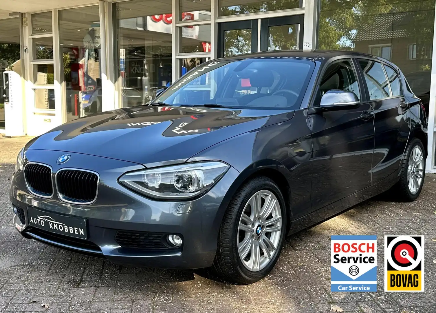 BMW 118 1-serie 118i Executive Xenon/Led, Climat, Pdc, LM. Gris - 1