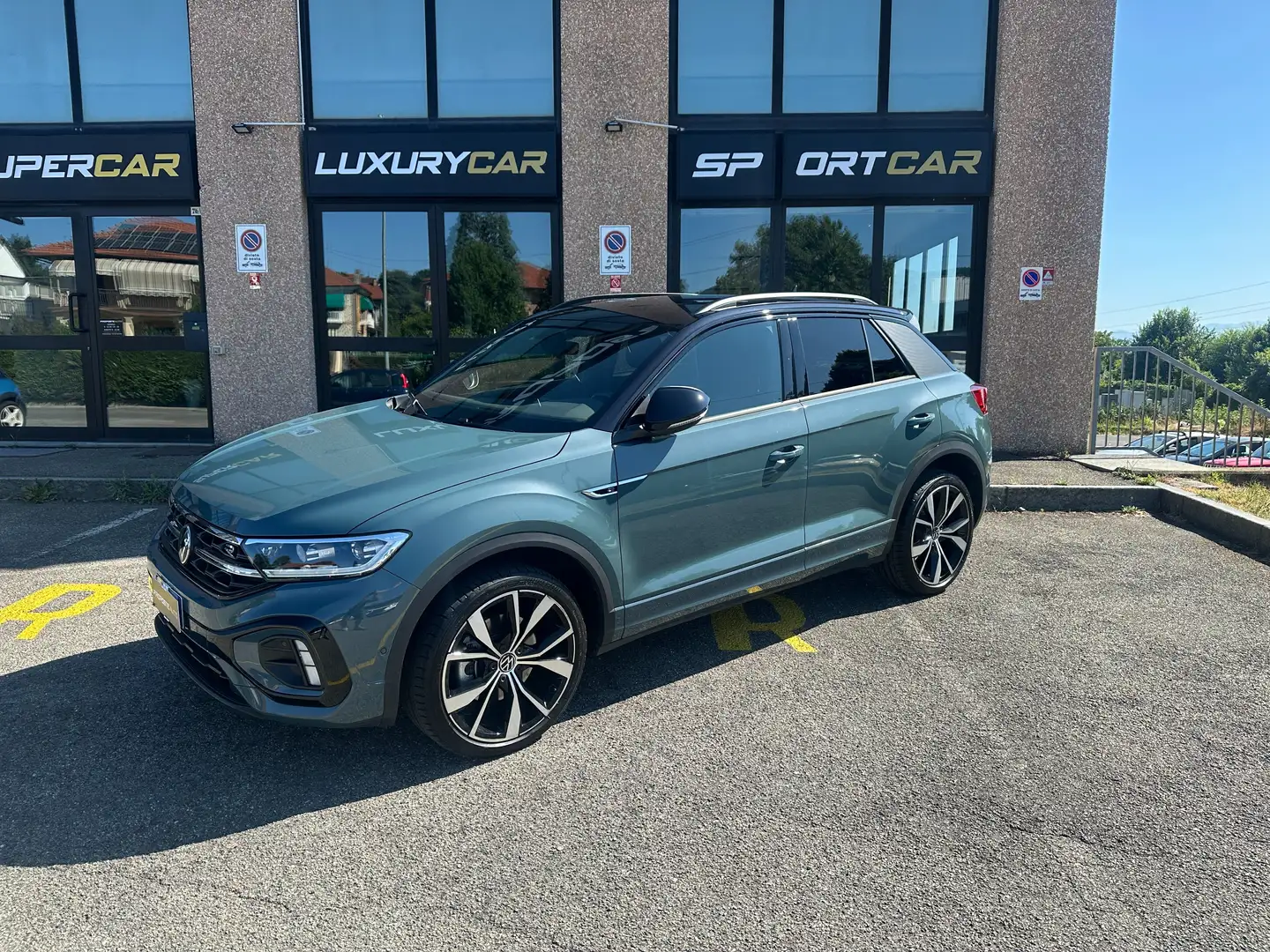 Volkswagen T-Roc R-LINE 1.5 150 CV 22000 KM PREZZO  REALE Bleu - 2
