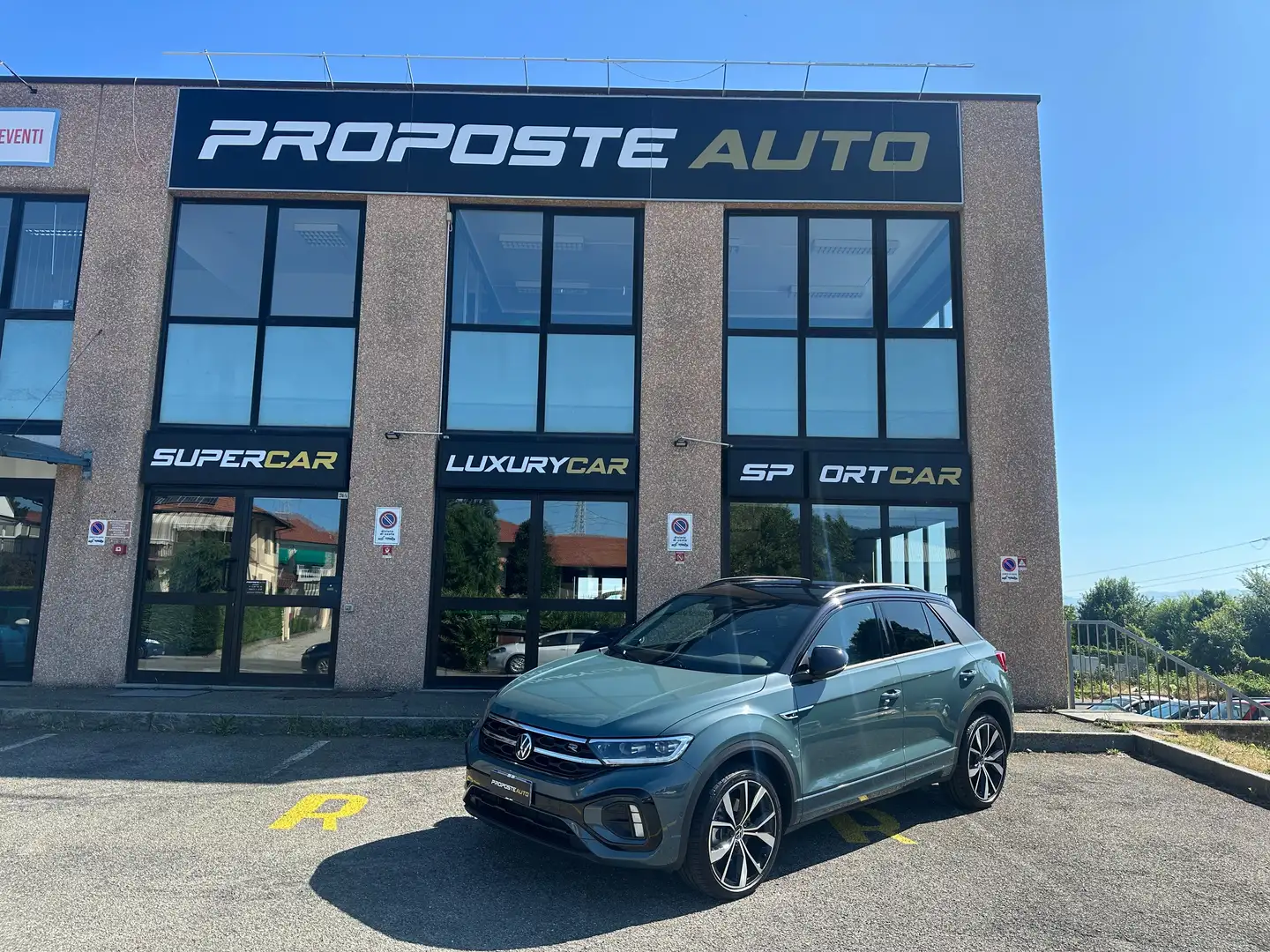 Volkswagen T-Roc R-LINE 1.5 150 CV 22000 KM PREZZO  REALE Bleu - 1