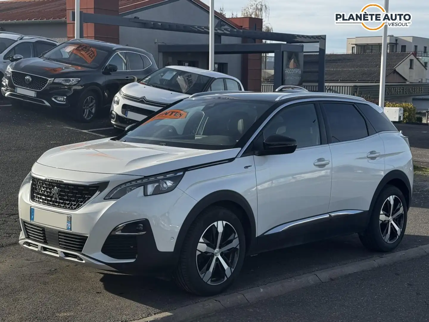 Peugeot 3008 2.0 HDi -180CV -BV EAT8 GT. Garanti jusqu\u0027à 5 ans. Livraison possible Weiß - 1
