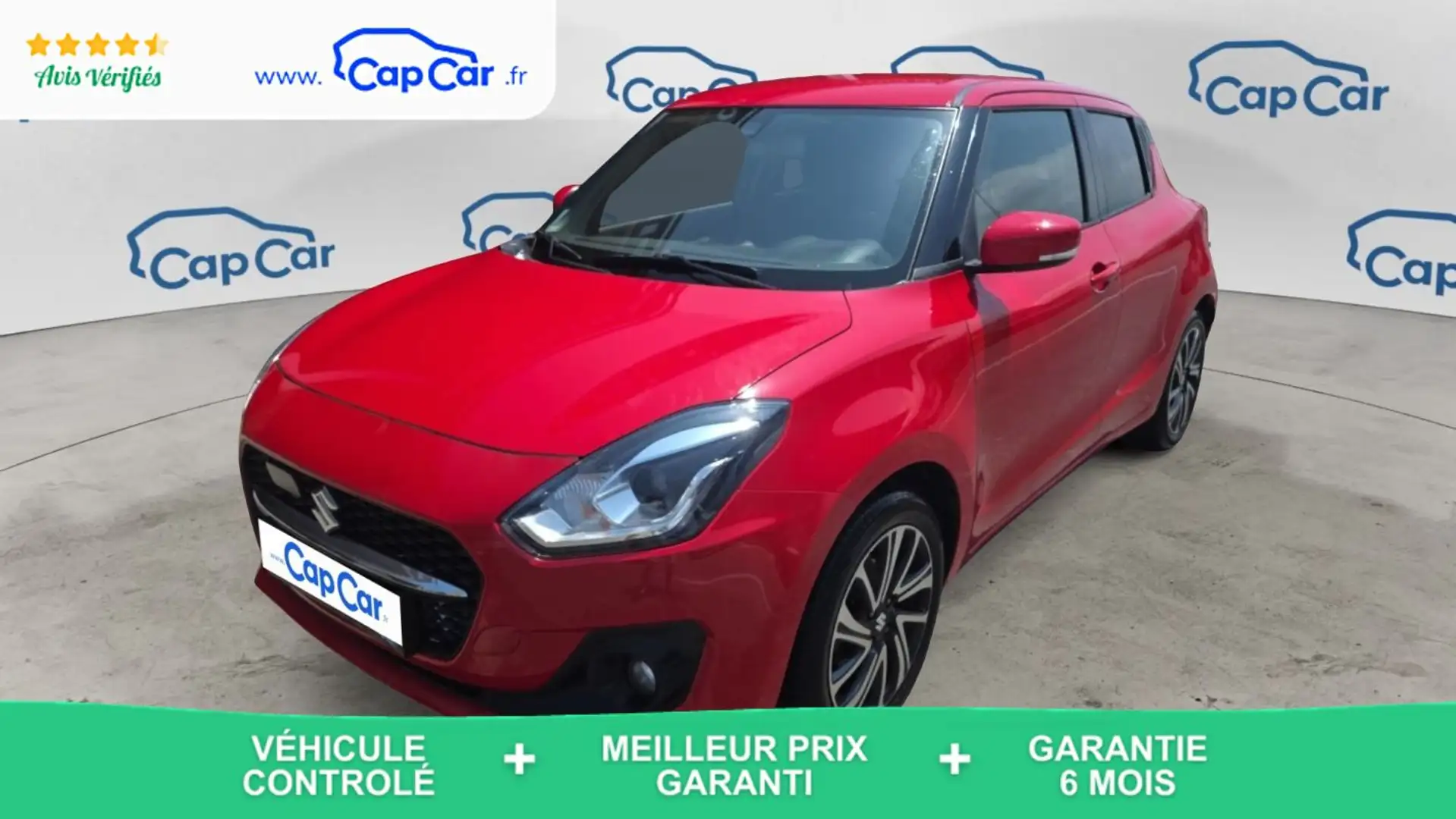 Suzuki Swift 1.2 Dualjet 83 Hybrid Pack Rouge - 1