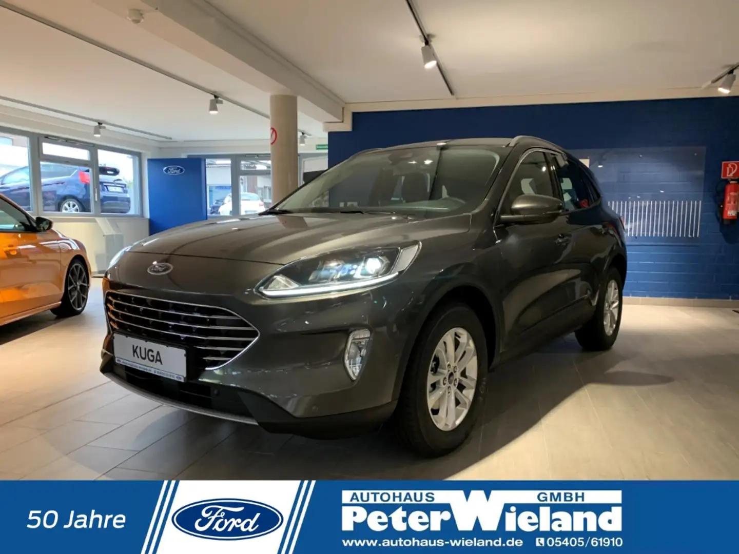 Ford Kuga TITANIUM 2.0TD ECOBLUE Automatik met. ZV ESP ABS S Gris - 1