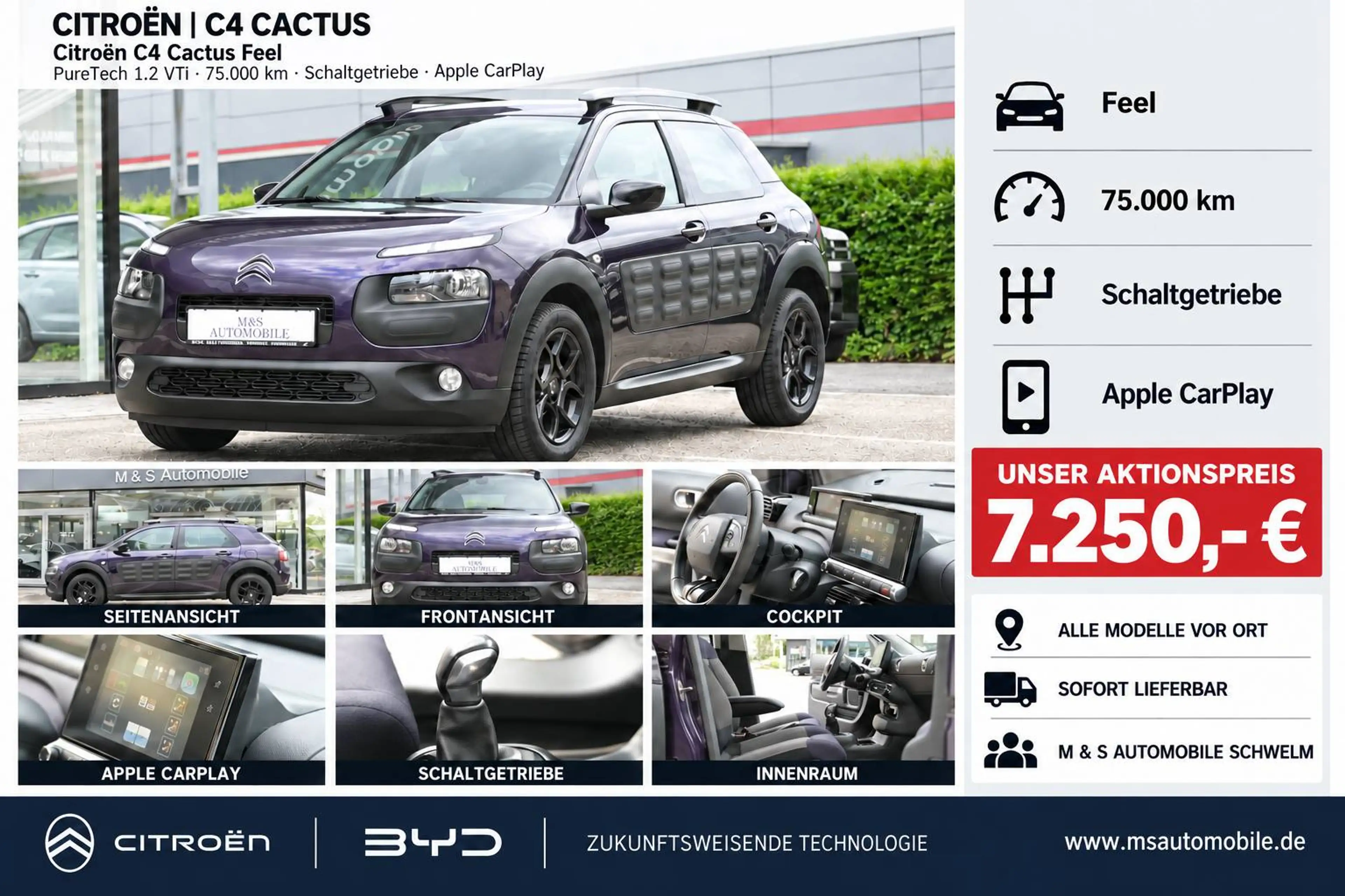 Citroen C4 Cactus Feel Pure Tech 1.2 VTI