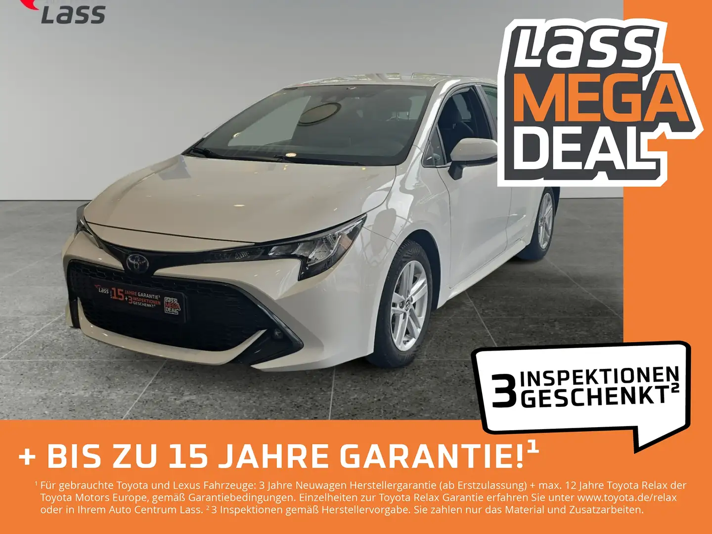 Toyota Corolla 1.8 Business Edition Klima ACC Navi Biały - 1