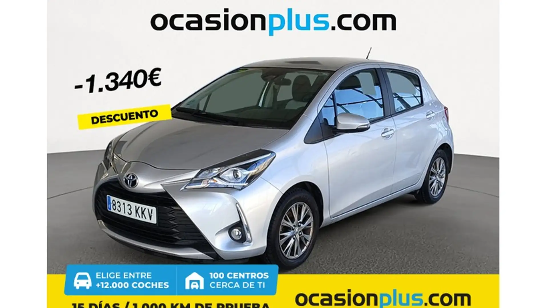 Toyota Yaris 1.5 Active Plateado - 1