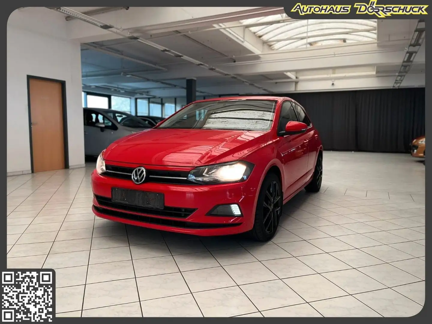 Volkswagen Polo VI Comfortline Sitzh. Temp. BT. Klima Roşu - 1