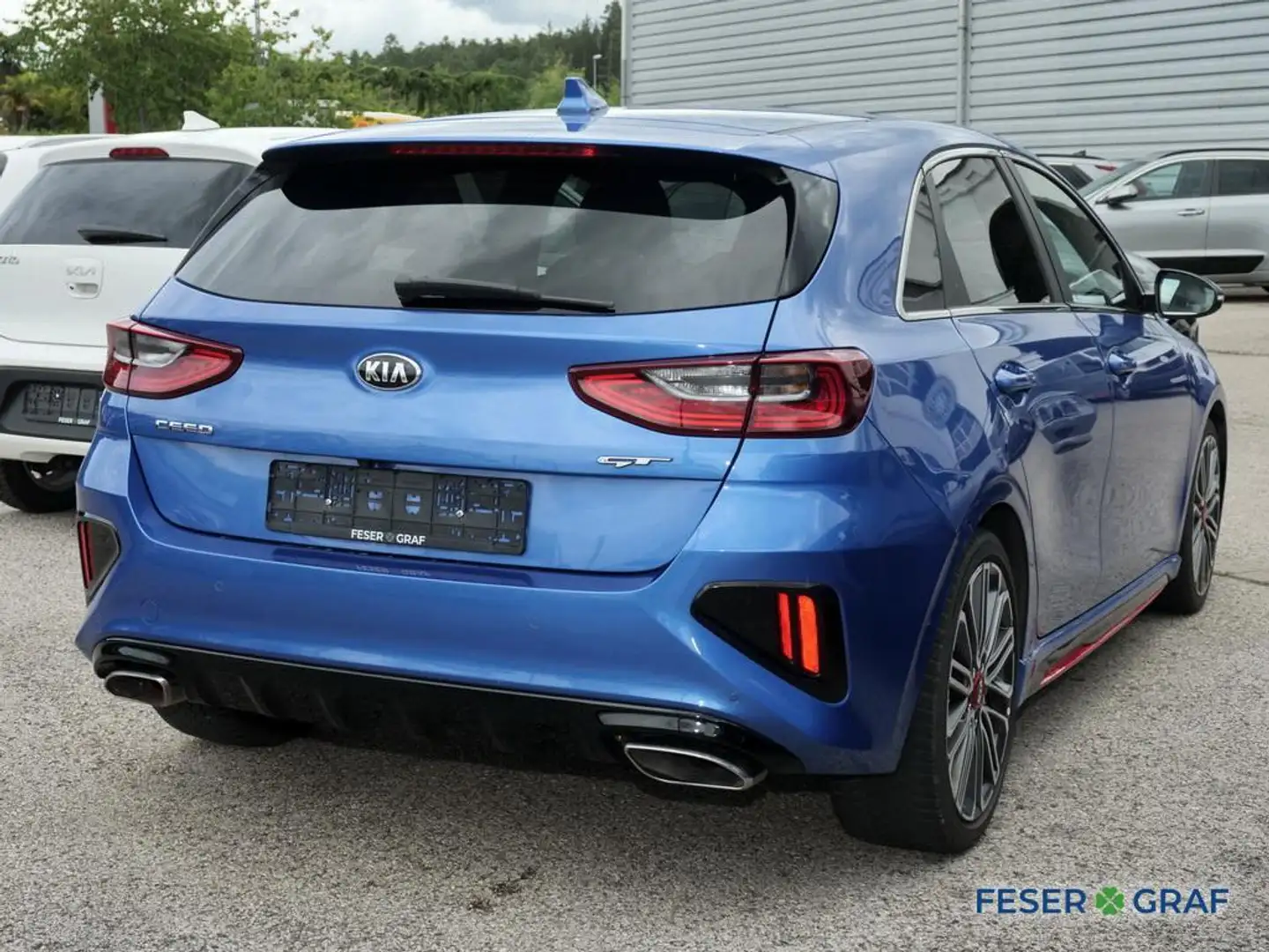 Kia Ceed / cee'd 1.6T DCT7 GT NAVI KOMFORT SOUND Park-Assist Blauw - 2