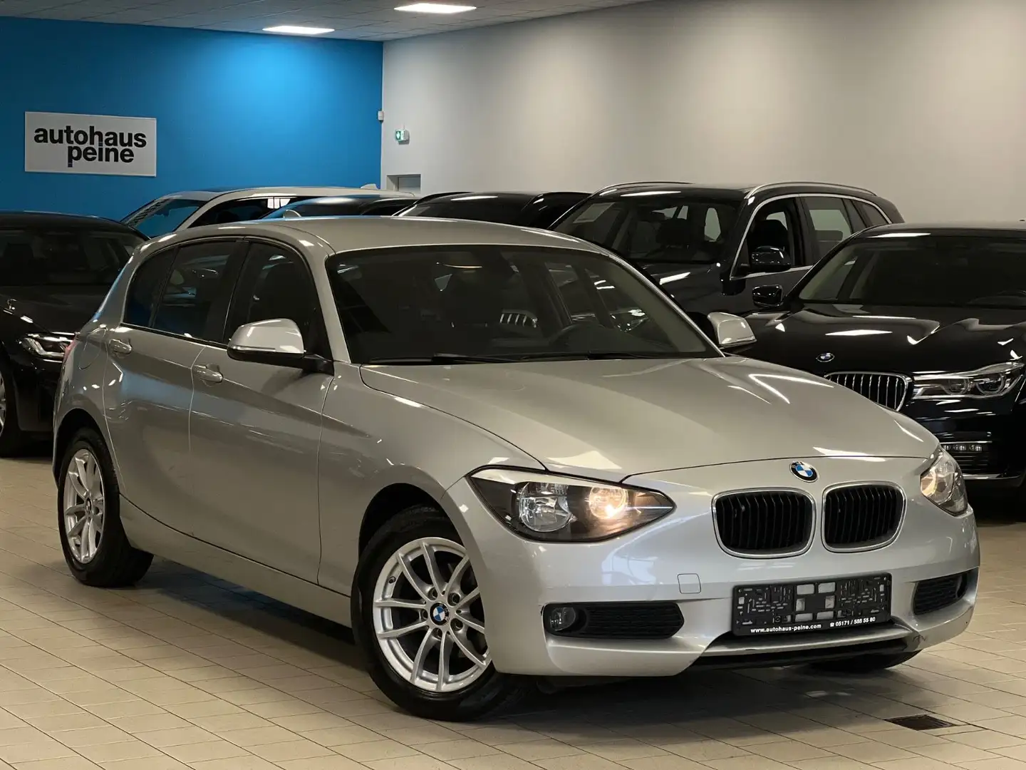BMW 116 d/Navi Business/PDC/SitzHz/Advantage/5-trg. Argento - 1