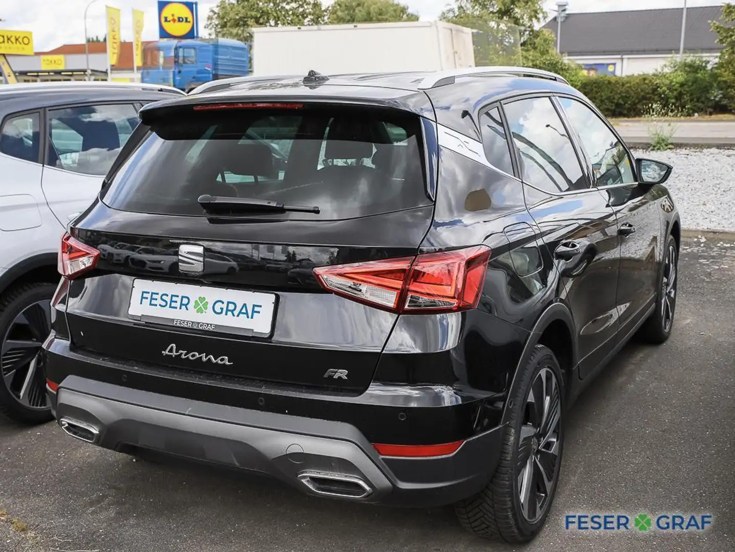 SEAT Arona 1.0 TSI FR DSG LED / RearView / Navigationssystem Schwarz - 2
