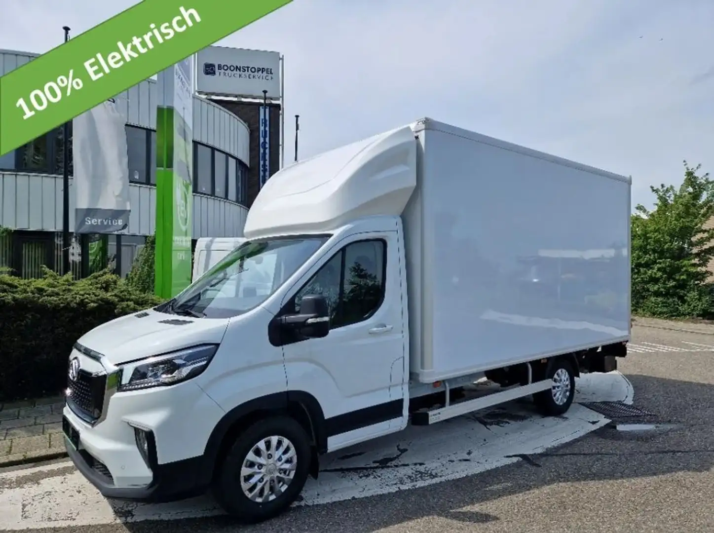 Maxus eDeliver 9 E-Deliver CC L4 100% Elektrisch bakwagen met laadk Blanco - 1