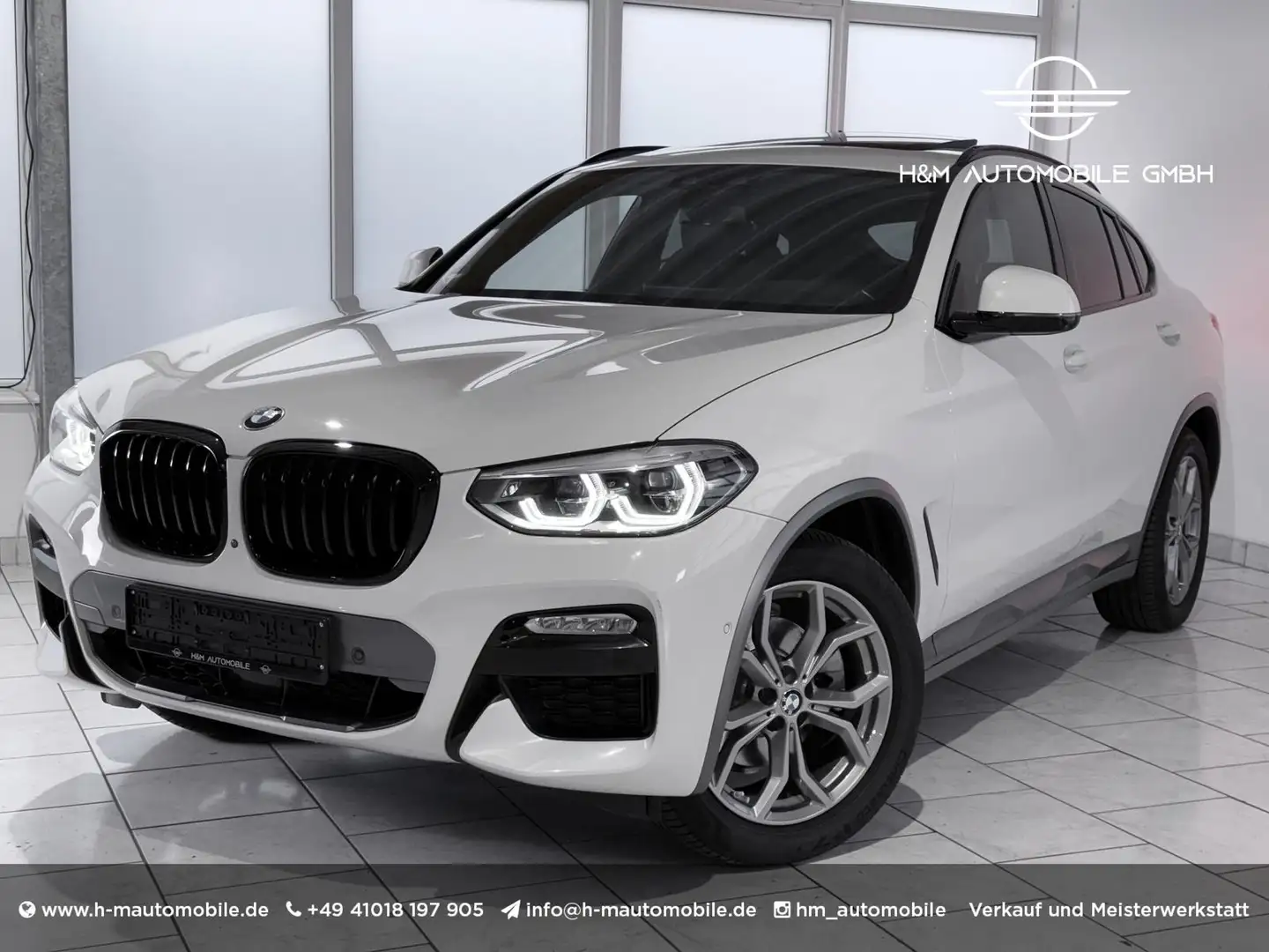 BMW X4 xDrive 20d M Sport X - 360/ACC/AHK/Pano Blanc - 1