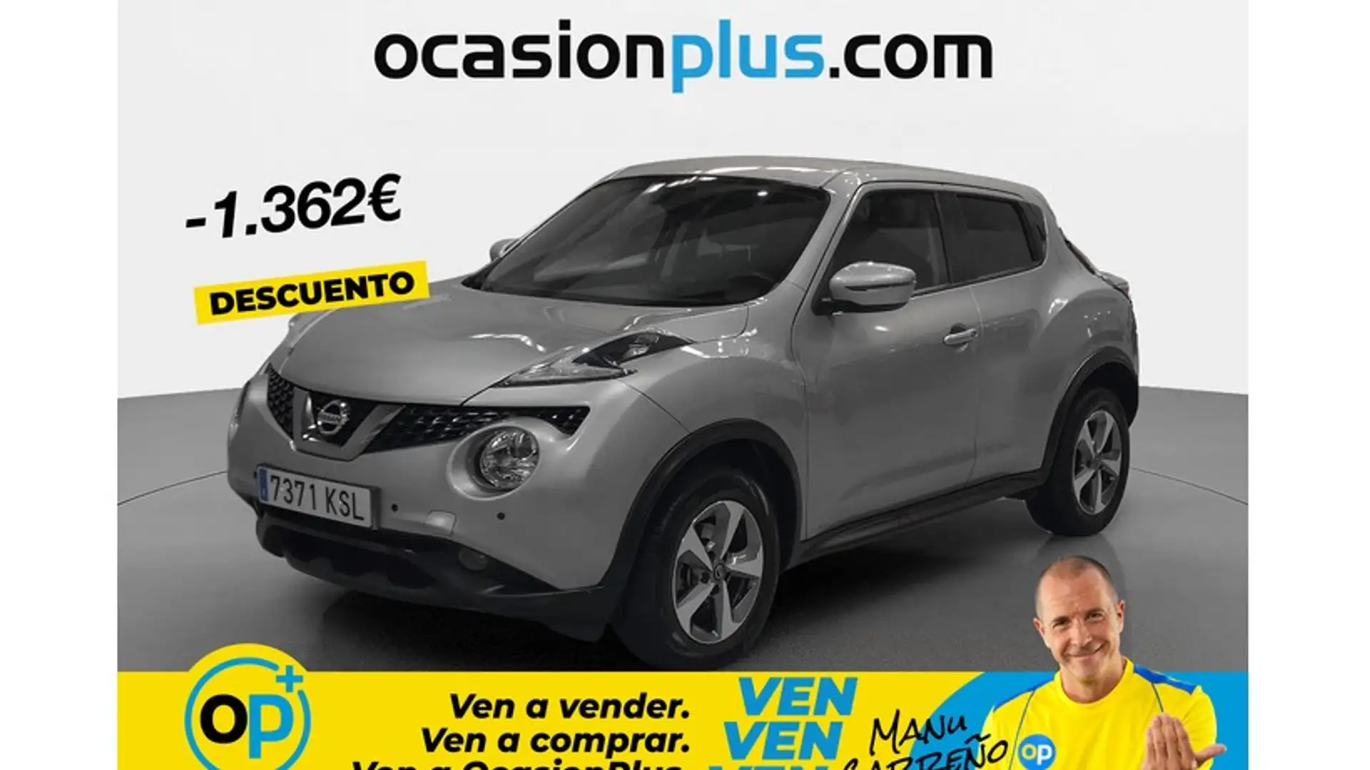 Nissan Juke 1.5dCi N-Connecta 4x2 Plateado - 1