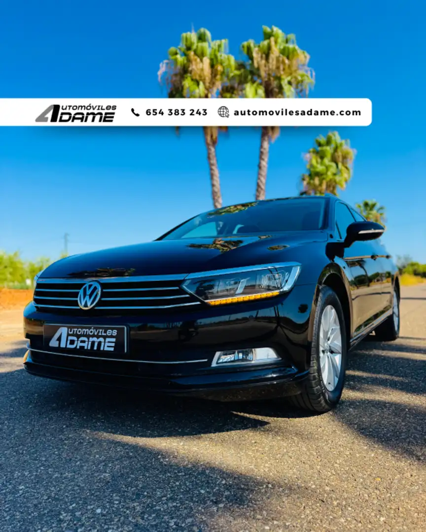 Volkswagen Passat Familiar Automático de 5 Puertas Negro - 1