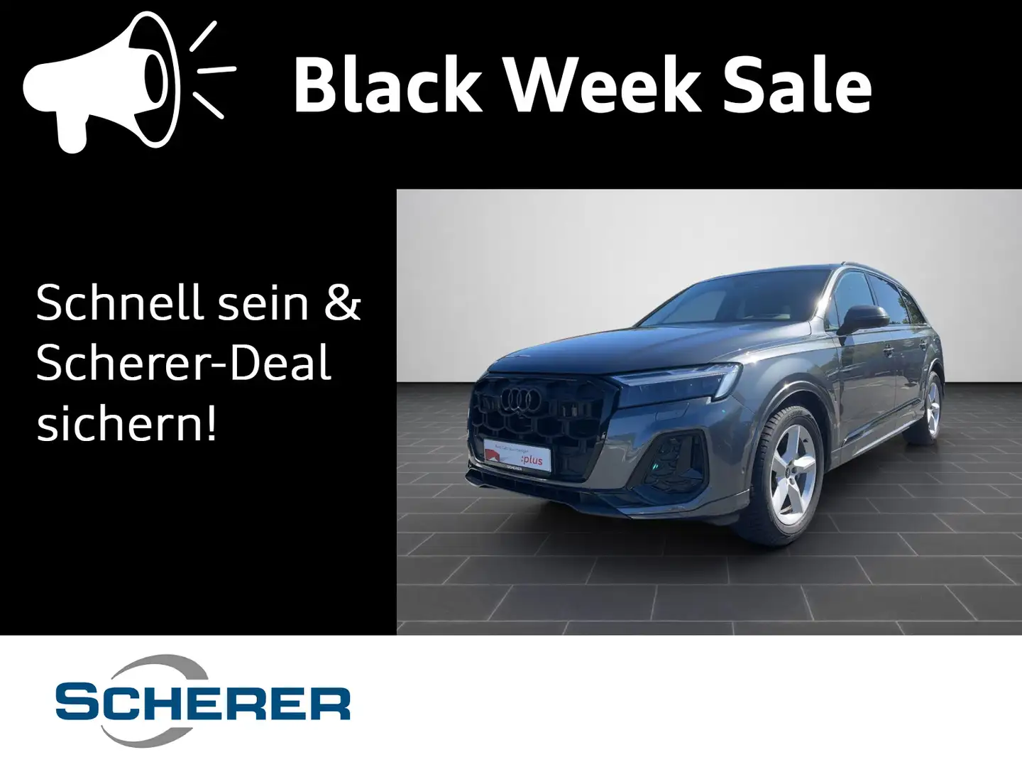 Audi Q7 45 TDI quattro S line tiptronic MATRIX AHK HU Grau - 1