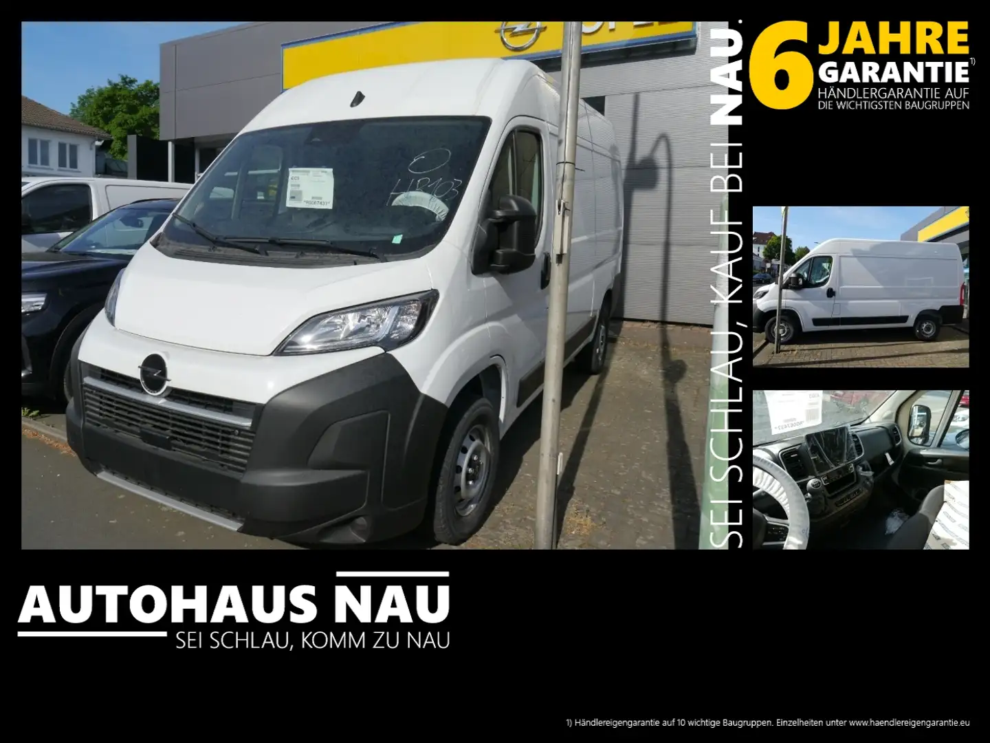 Opel Movano Cargo 3,5t L2H2 2.2 BlueHDi 140 Abverkauf! Weiß - 1