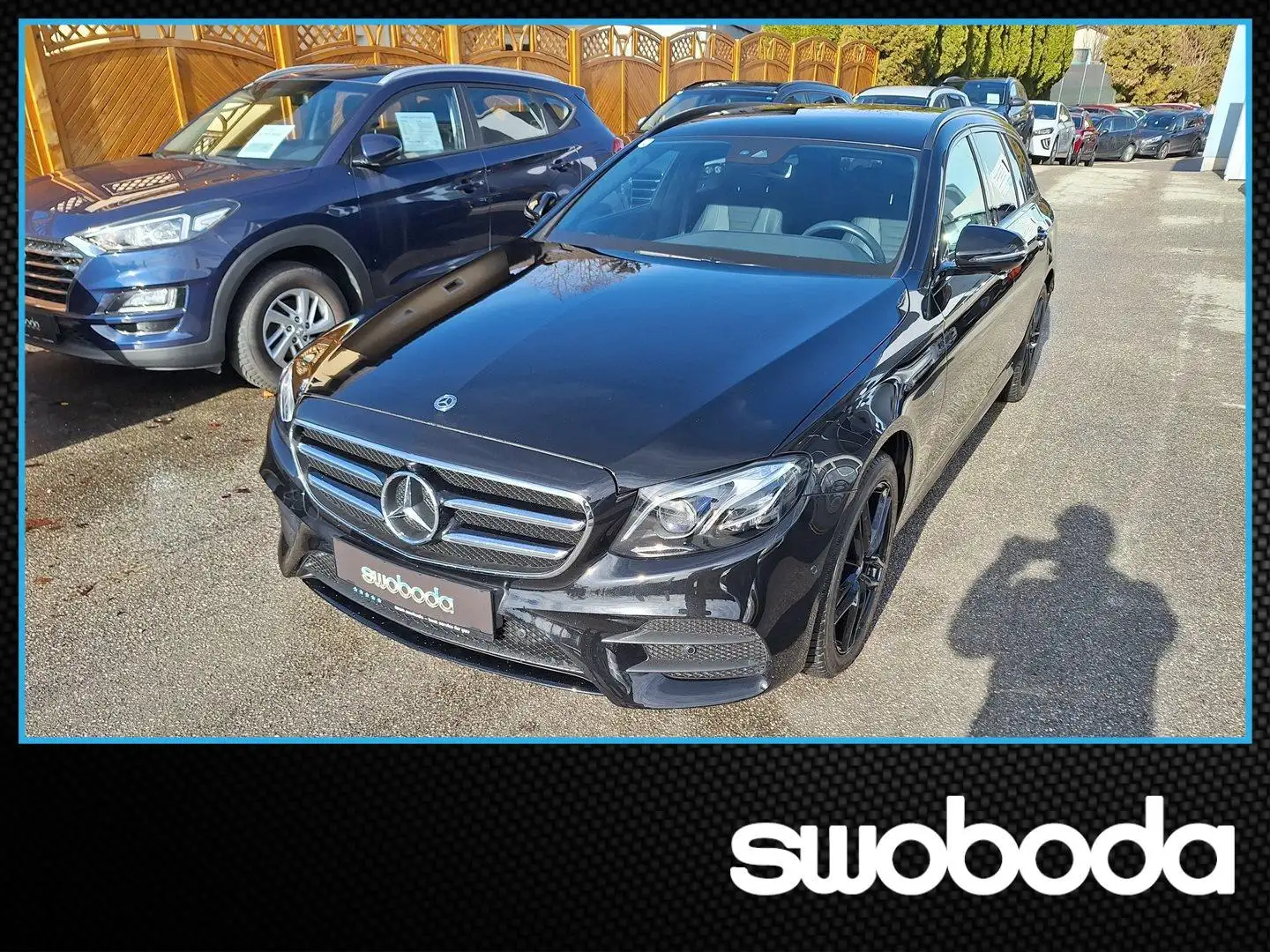 Mercedes-Benz E 300 de T Aut. AMG Line Comand AHK Totwinkl. Schwarz - 1